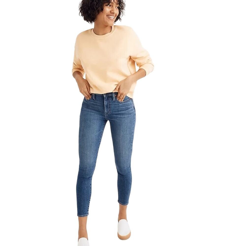Madewell Curvy High-Rise Skinny Crop Jeans